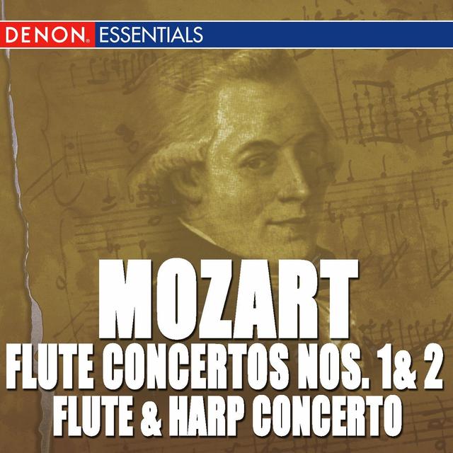 Album cover art for Mozart: Flute & Harp Concerto - Flute Concertos Nos. 1, 2