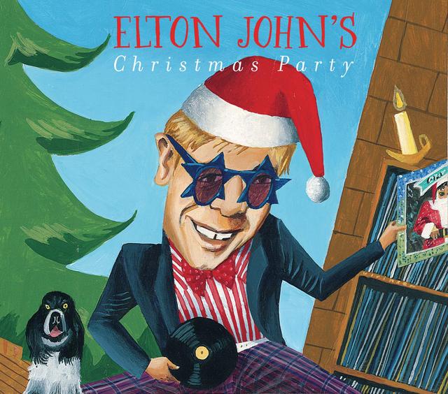 Album cover art for Elton John's Christmas Party