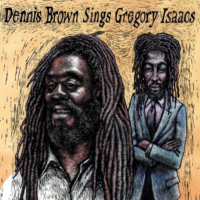 Album cover art for Dennis Brown Sings Gregory Isaacs