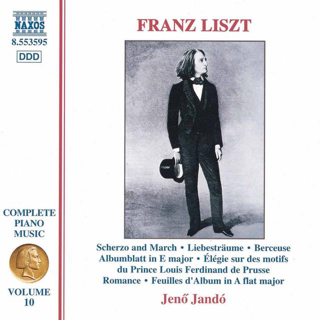 Album cover art for Liszt: Complete Piano Music, Vol. 10