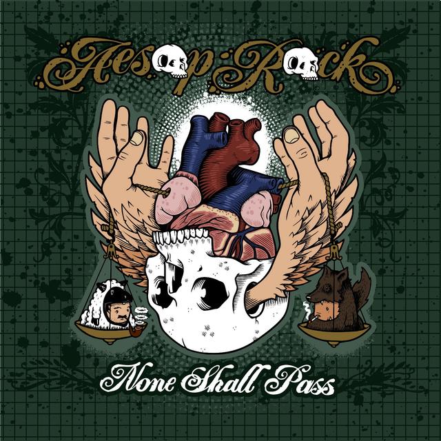 Album cover art for None Shall Pass