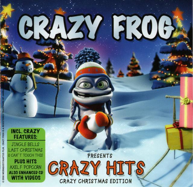 Album cover art for Crazy Hits [Crazy Christmas Edition]