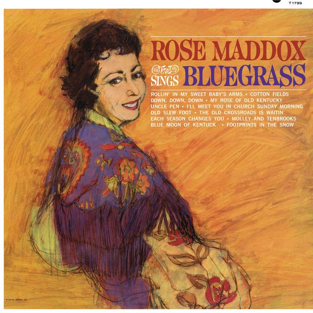 Album cover art for Rose Maddox Sings Bluegrass