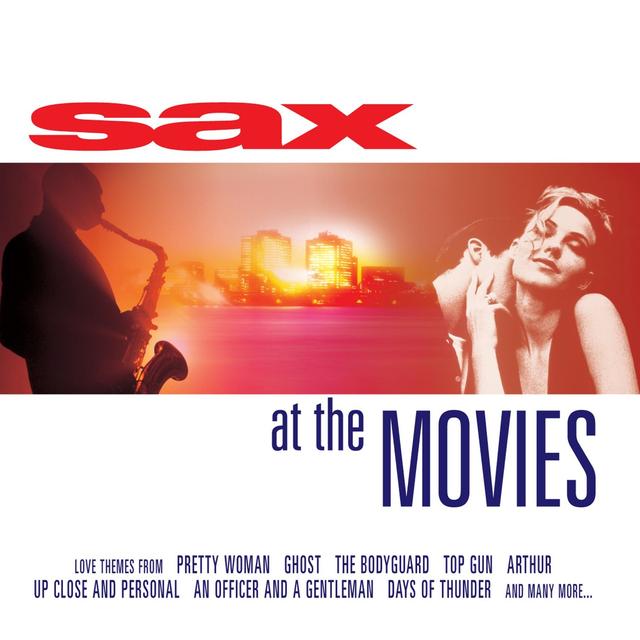 Album cover art for Sax At The Movies