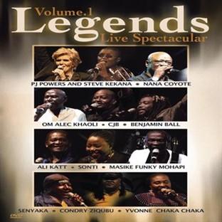 Album cover art for Legends Live Spectacular