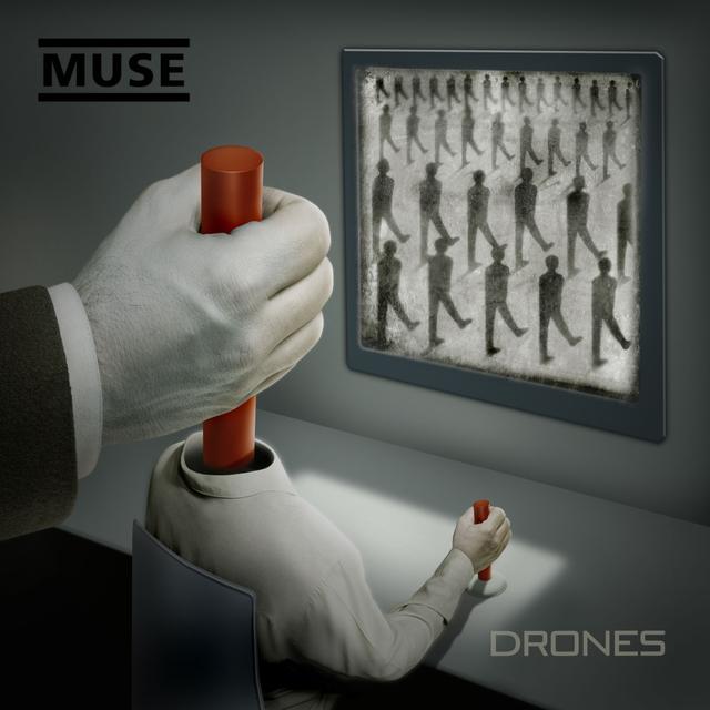 Album cover art for Drones