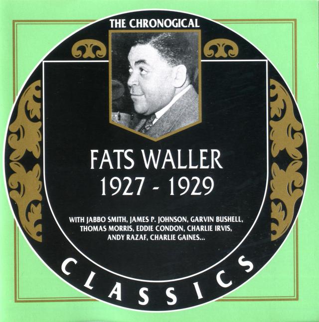 Album cover art for Fats Waller 1927-1929