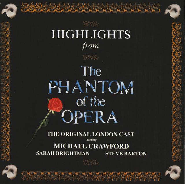 Album cover art for Highlights From Phantom Of The Opera