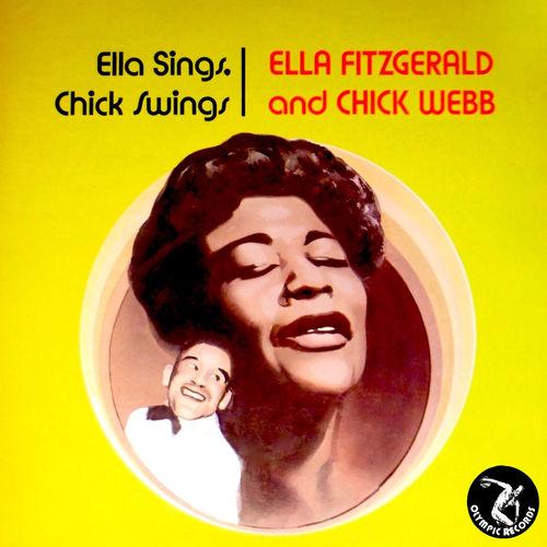 Album cover art for Ella Sings, Chick Swings