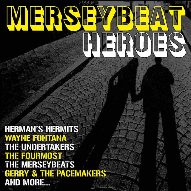 Album cover art for Merseybeat Heroes