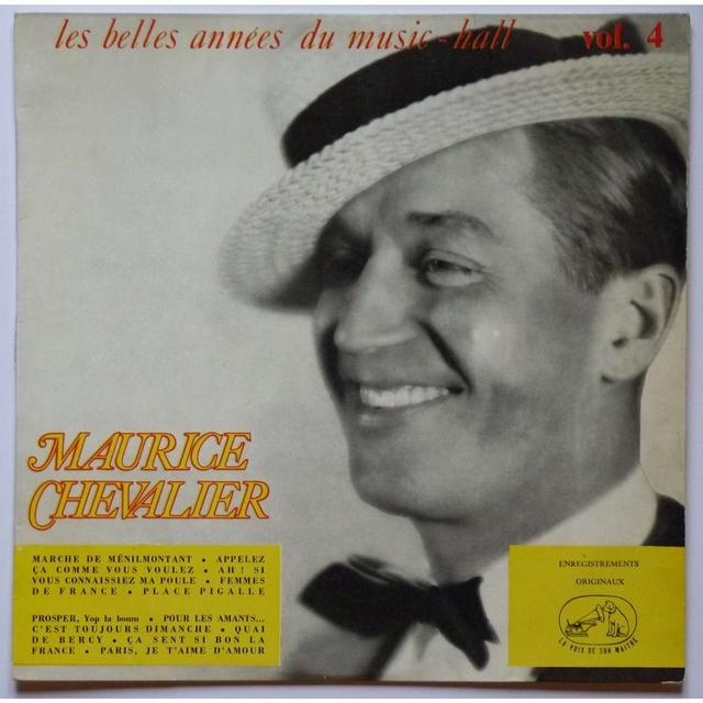 Album cover art for Les Belles Années du Music-Hall, Vol. 4