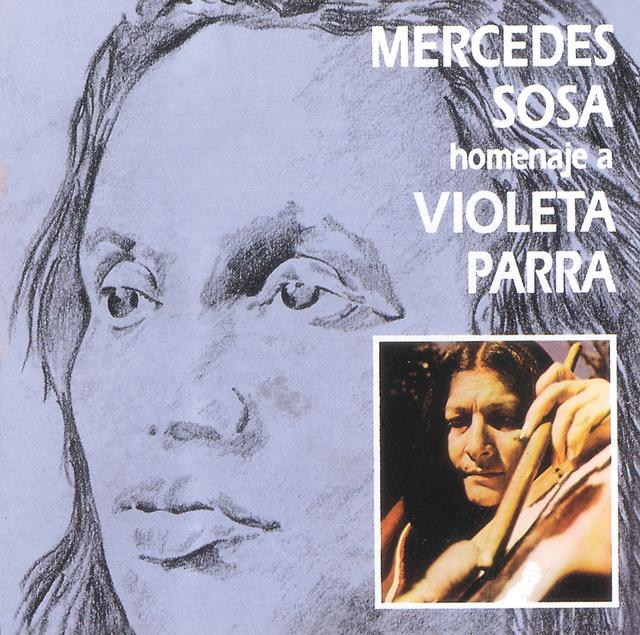 Album cover art for Homenaje a Violeta Parra