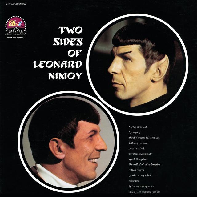 Album cover art for The Two Sides Of Leonard Nimoy