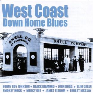 Album cover art for West Coast Down Home Blues