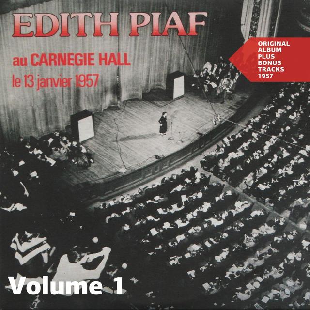 Album cover art for Edith Piaf at Carnegie Hall - 13th January 1957