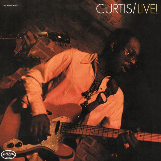 Album cover art for Curtis Live!