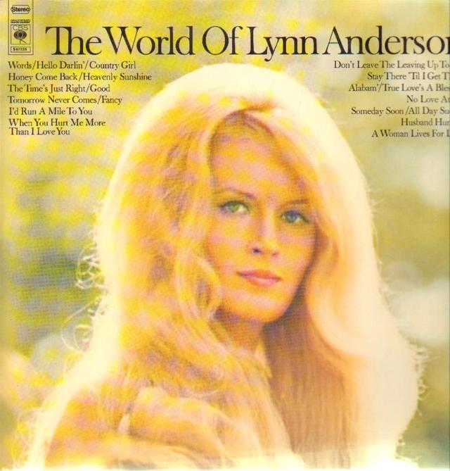 Album cover art for The World of Lynn Anderson