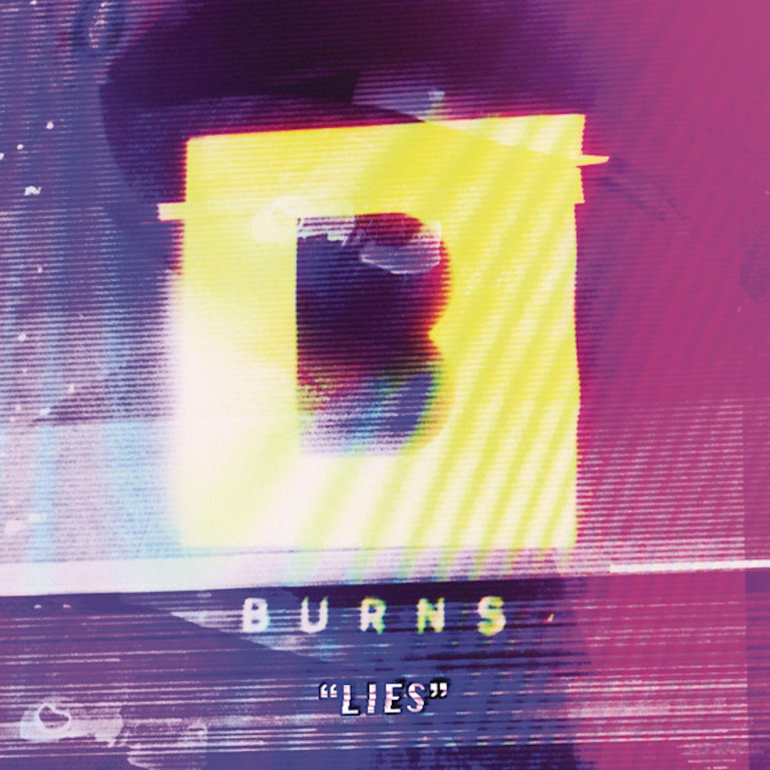 Lyric cover art as blurred background