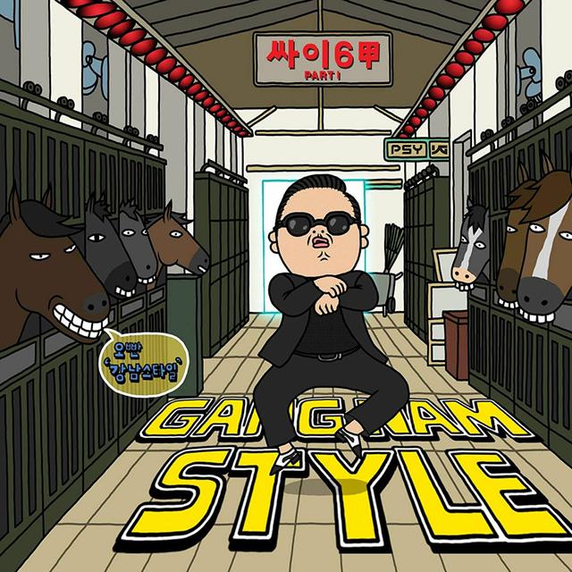 Album cover art for Gangnam Style