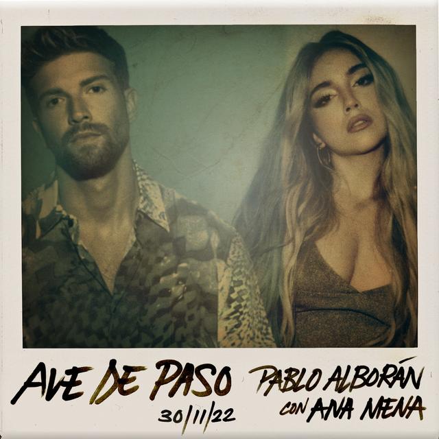 Album cover art for Ave de paso (con Ana Mena)