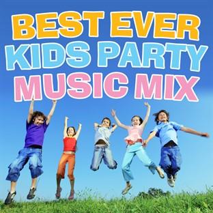 Album cover art for Best Ever Kids Party Music Mix