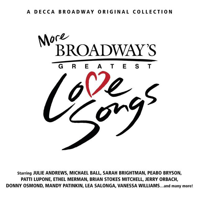 Album cover art for More Broadway Love Songs