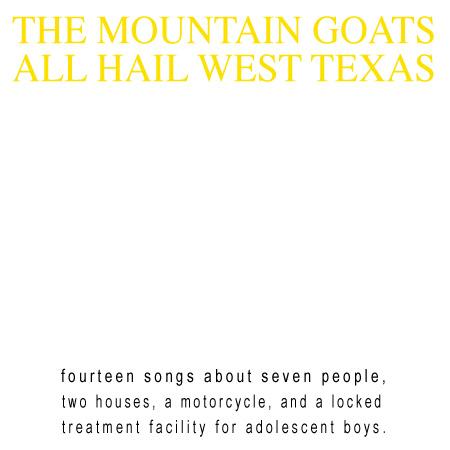 Album cover art for All Hail West Texas