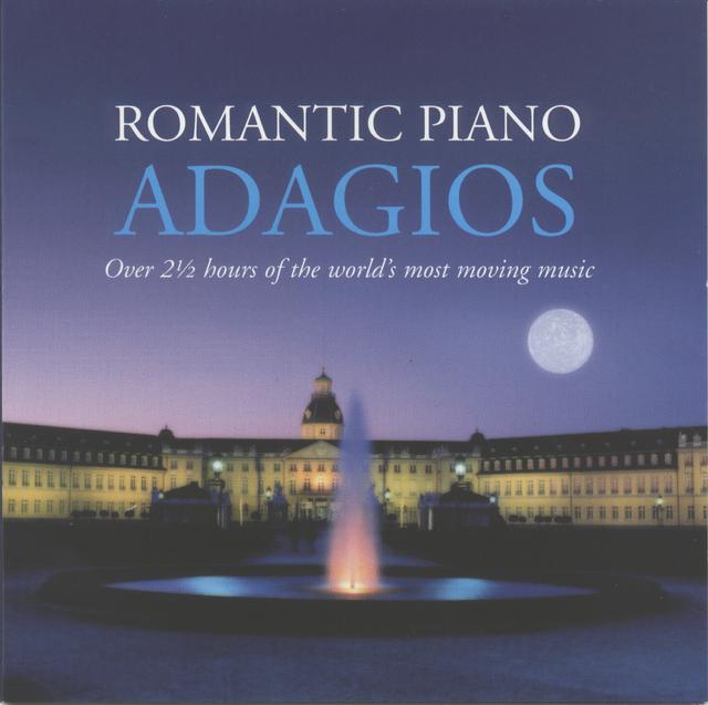 Album cover art for Romantic Piano Adagios - 2 CDs