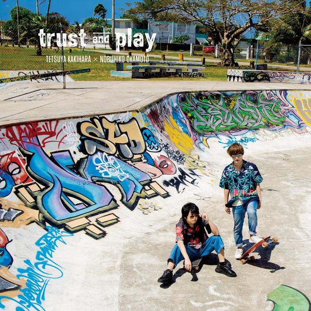 Album cover art for trust and play