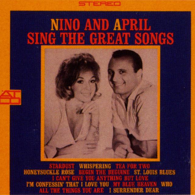 Album cover art for Nino and April Sing the Great Songs