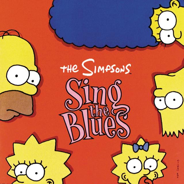 Album cover art for The Simpsons Sing The Blues