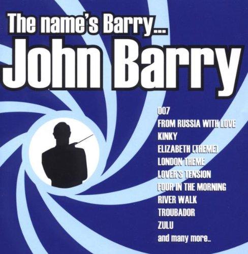 Album cover art for The Name's Barry... John Barry