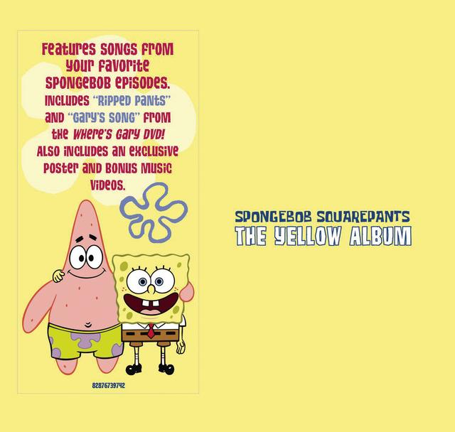 Album cover art for Spongebob Squarepants - The Yellow Album