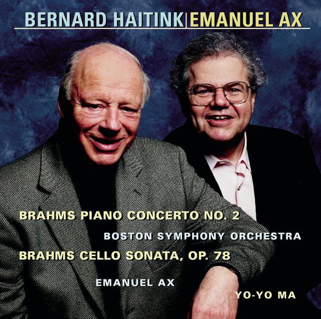 Album cover art for Brahms: Piano Concerto No. 2 - Cello Sonata, Op. 78