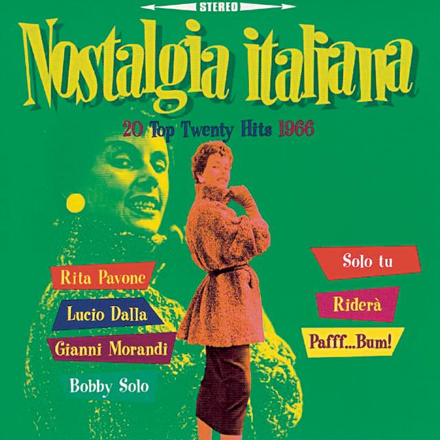 Album cover art for Nostalgia Italiana - 1966