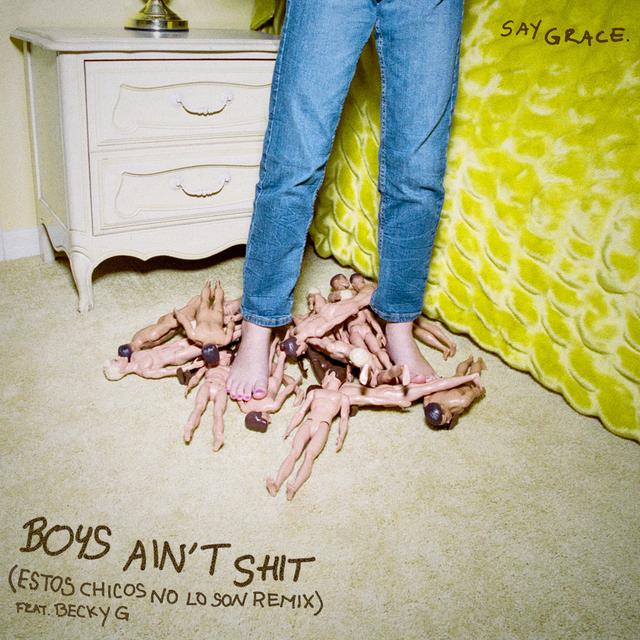 Album cover art for Boys Ain't Shit (Estos Chicos No Lo Son Remix) (feat. Becky G)