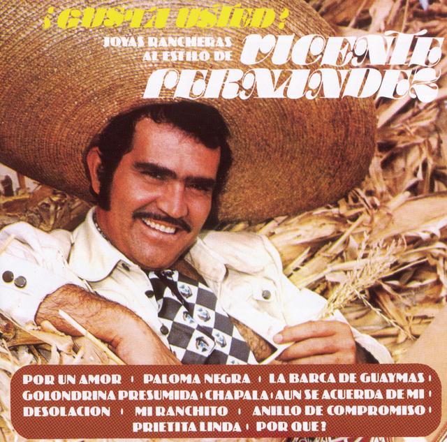 Album cover art for ¿Gusta Usted? Joyas Rancheras al Estilo de Vincente Fernandez