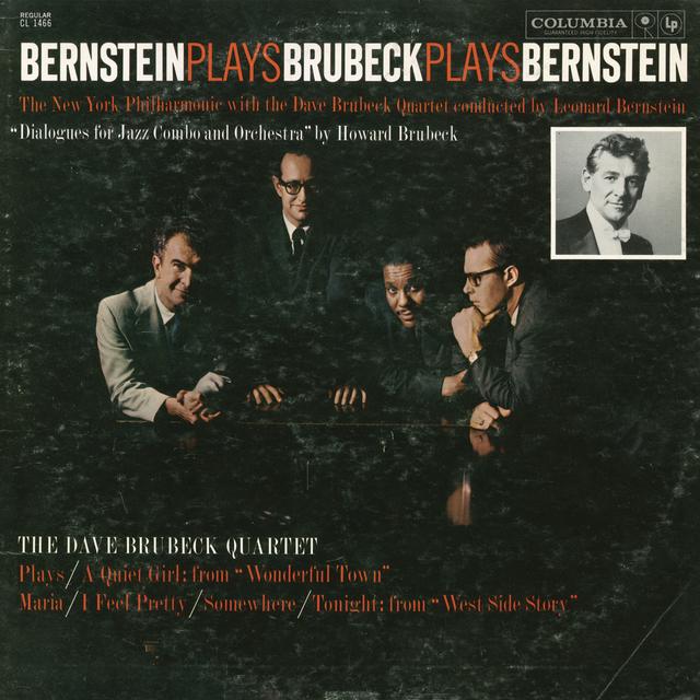 Album cover art for Bernstein Plays Brubeck Plays Bernstein