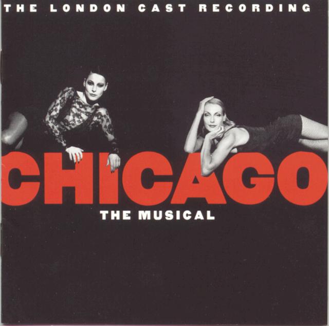 Album cover art for Chicago, The London Cast Recording