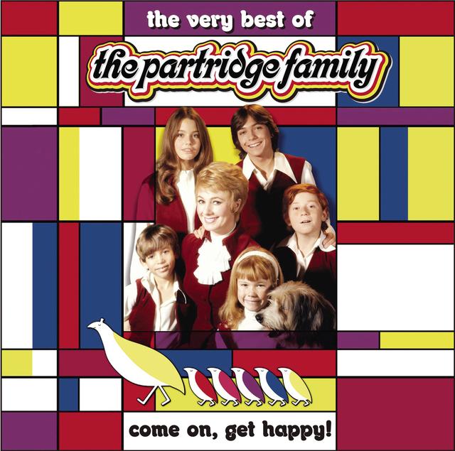 Album cover art for Come On Get Happy! The Very Best of the Partridge Family