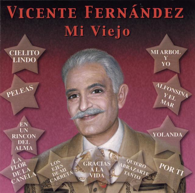 Album cover art for Vicente le Canta a América Latina