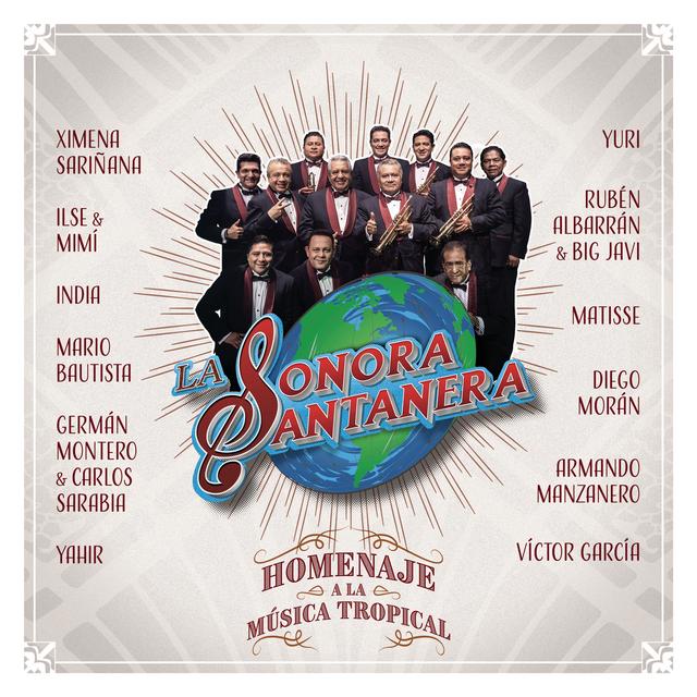 Album cover art for Homenaje a la Música Tropical