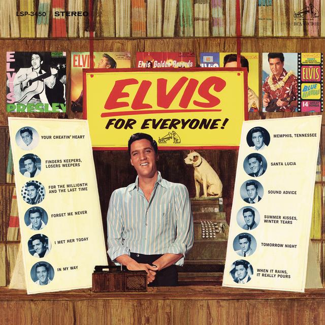 Album cover art for Elvis for Everyone!