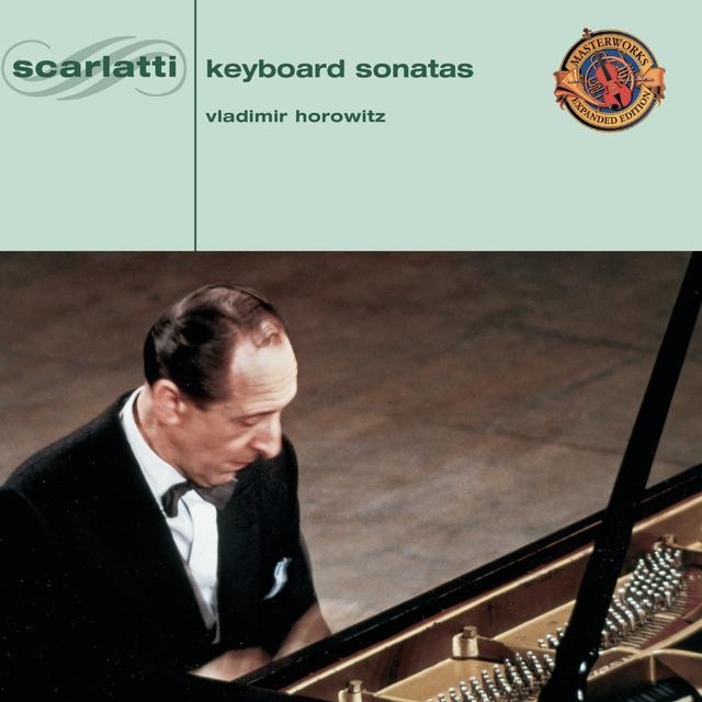 Album cover art for Horowitz Plays Scarlatti