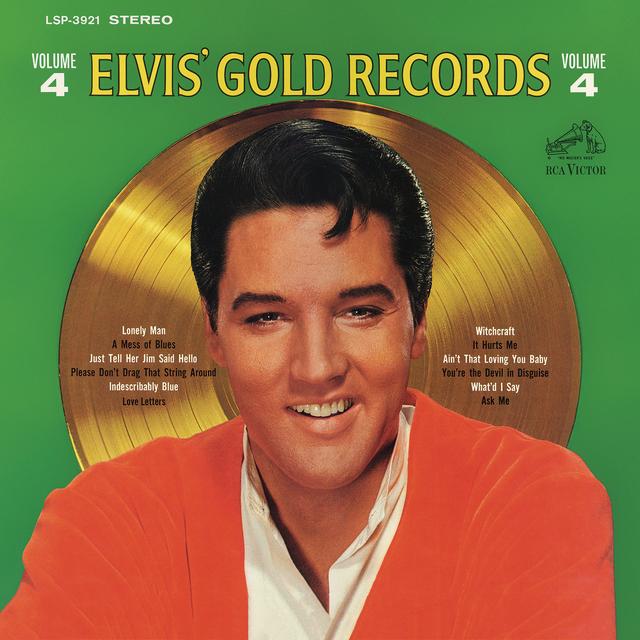 Album cover art for Elvis' Gold Records Volume 4