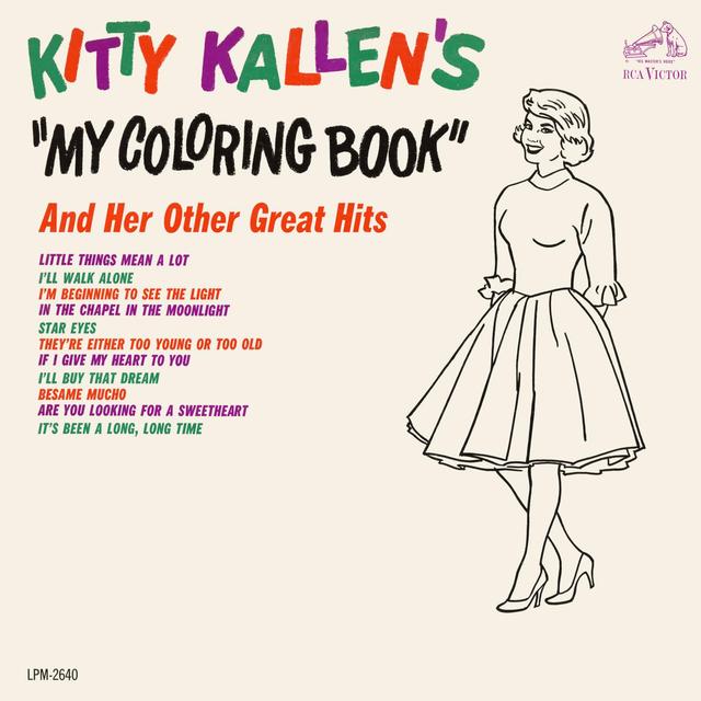 Album cover art for Kitty Kallen's My Coloring Book And Her Other Great Hits