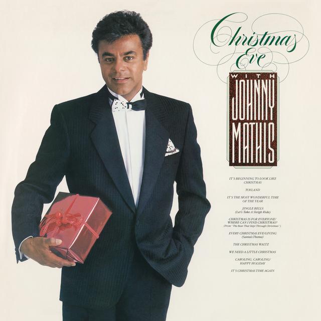 Album cover art for Christmas Eve With Johnny Mathis